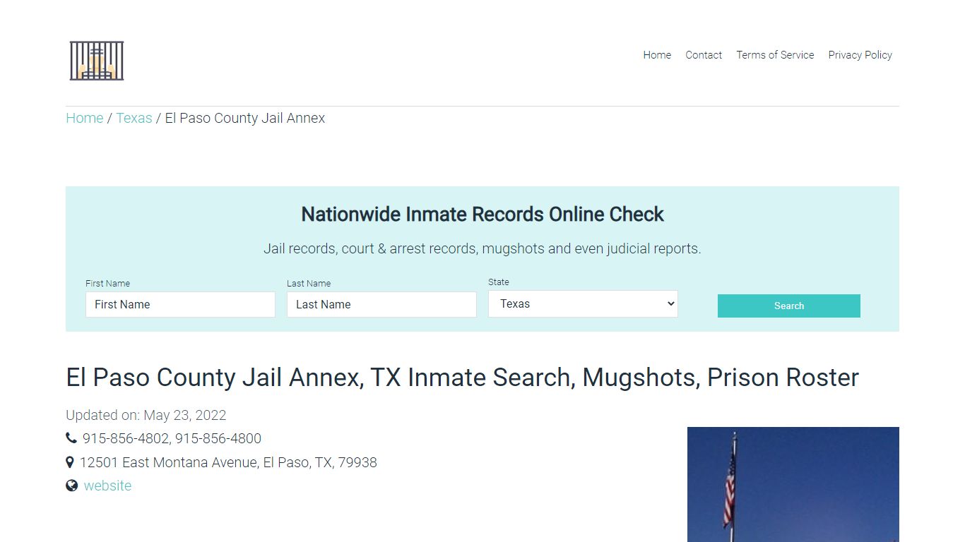 El Paso County Jail Annex, TX Inmate Search, Mugshots ...